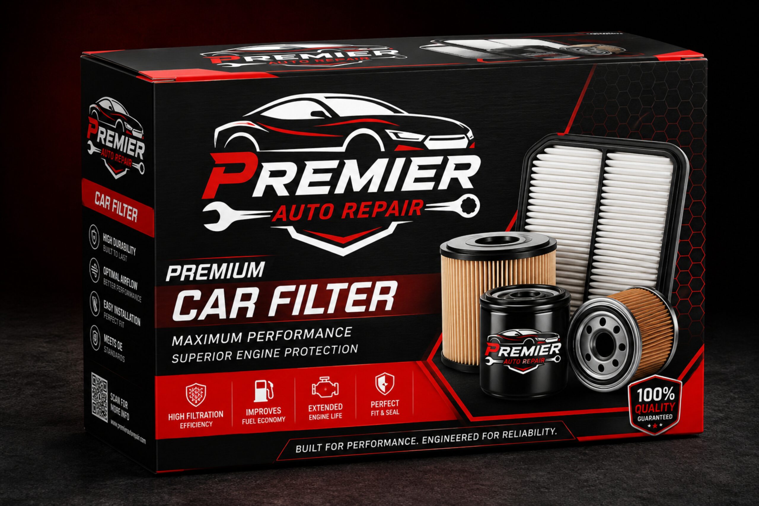 Premier oil filter boxes